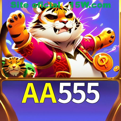 Imagem promocional da AA555 mostrando a plataforma e suas vantagens
